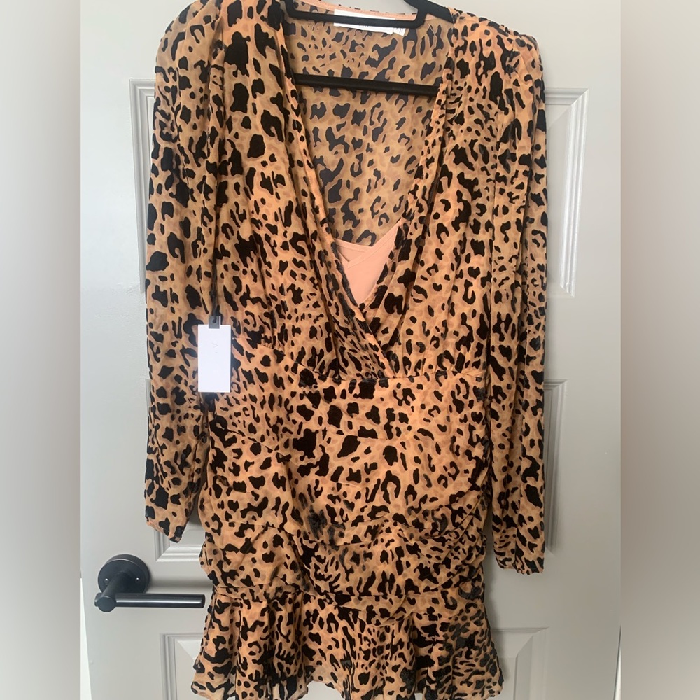 Animal print dress